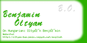 benjamin oltyan business card